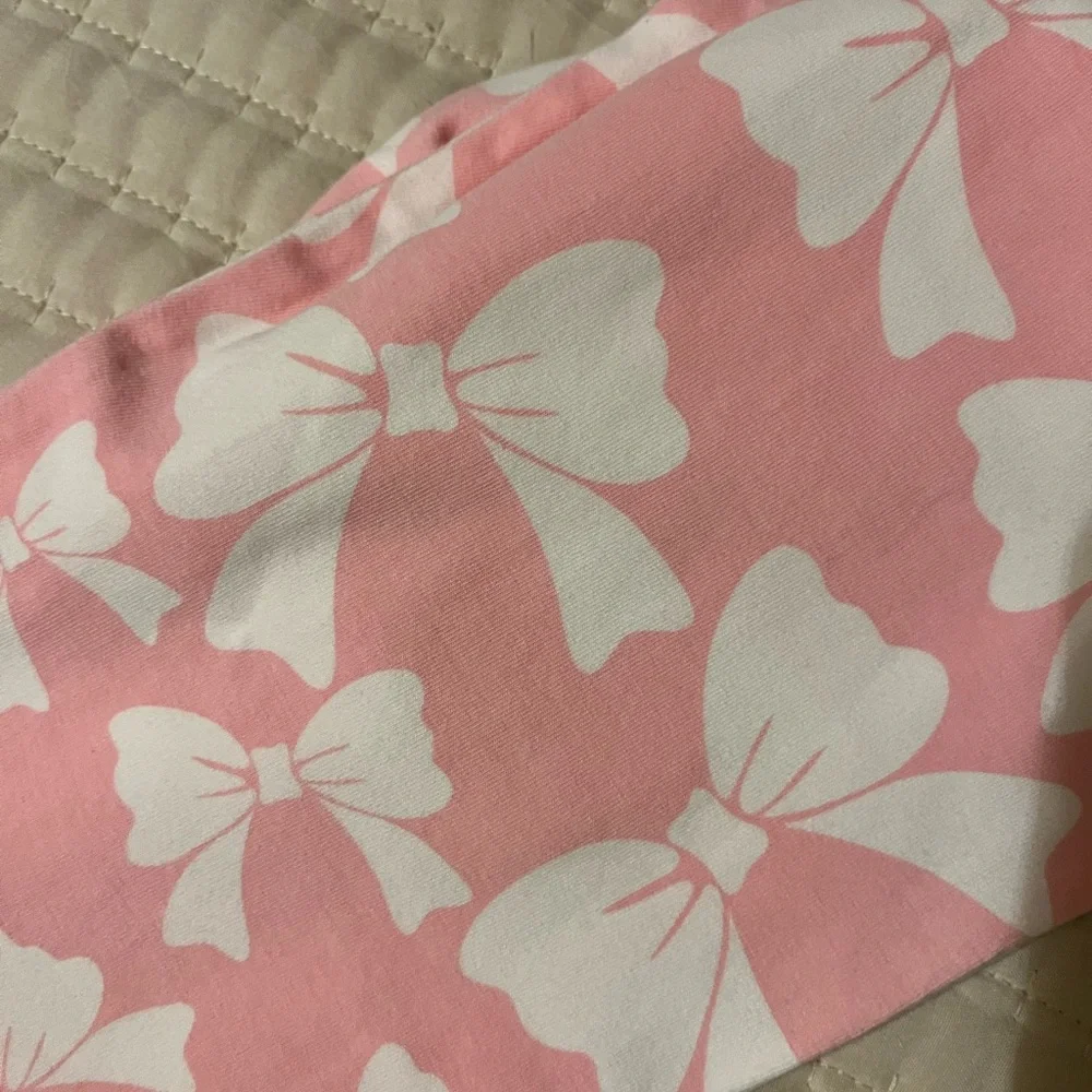 Matilda Jane Pink and White Floral Ruffle‎ Leggings